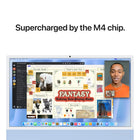 Apple iMac 24" - M4 Chip - 10 Core GPU - 256 GB SSD - 16 GB RAM - Blue - French-Apps fly with apple silicon: All your favourites, including Microsoft Excel, Adobe Photoshop and Zoom, run lightning fast in macOS.