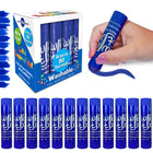 Kwik Stix Solid Tempera Paint Sticks - Blue - 12/Pack - 12 Pack-These washable paints are non-toxic and nut, egg and gluten free