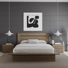 Nexera Malibu Headboard - Queen Size - Brown Oak-7