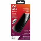 ZAGG - Protection d'écran avec filtre de confidentialité 4-Way en verre Elite InvisibleShield XTR pour iPhone 17 Air-Écran propre et sans taches : le traitement de surface ClearPrint  disperse l'huile du bout de vos doigts, rendant les traces de doigts presque invisibles lorsque votre écran est allumé