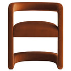 Modway Winslow Performance Velvet Barrel Accent Chair - Rust-8