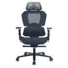 TygerClaw DuoFlex Ergonomic High Back Gaming Chair - Black/Blue-This chair ensures personalized support for gamers, offering long-lasting comfort during intense sessions