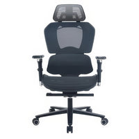 TygerClaw DuoFlex Ergonomic High Back Gaming Chair - Black/Blue-This chair ensures personalized support for gamers, offering long-lasting comfort during intense sessions