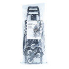 BIOS Living Rolling Shopping Cart - Black polka dots - 3 wheels -9
