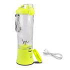 Total Chef Cordless Portable Blender - 20 oz - Neon Green-Compact cordless blender with removable carry strap