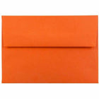 JAM Paper Blank Greeting Cards Set - 4Bar A1 Size - 3.625" x 5.125" - Orange Recycled - 25 Pack-Size: A1 4 bar (3.625" x 5.125")