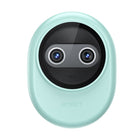 EMEET Piko+ Dual-Lens 4K Webcam with AI Autofocus - Green-Animal Privacy Cover: Cute design adds privacy with playful charm.