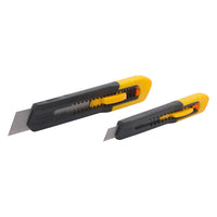 Stanley Quick Point Snap-Off Blade Knives (9mm and 18mm) - 2 Pack-Quick Point Snap-Off Blade Knives