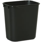 Rubbermaid Deskside Wastebasket - Small - 13 L - 11.4" L x 8.2" W x 12.1" H-Desk side container
