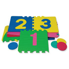 Pacon Wonderfoam Hop Scotch Mat, 25 Pack (CK-4384)-25 bright Coloured pieces includes 4 placement markers.