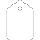 Wamaco String Tag - 7/8” x 1 5/16” - 1000 Pack-Card stock