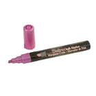 Marvy Uchida Chisel-Tip Liquid Chalk Markers - Erasable - Dustless - Violet Red - 2 Pack-Marker Tip: Chisel