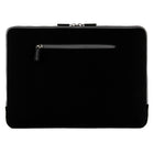 Vangoddy 13.3" Microsuede Laptop Sleeve - Grey-Back zippered compartment is great for holding accessories