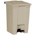 Legacy Step-On Container - 16.2" W x 15.75"D x 23.6"H - 45 Litres - Beige-Waste container
