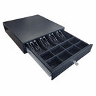 Eddie's Cash Drawer - 3.90"H x 16.10" W x 16.50" D - Black-Cash Drawer