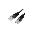 StarTech M45PATCH6BK 6' Cat 5e Molded Patch Cable, Black-Dual RJ-45 Male connectors ensure seamless connectivity
