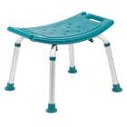 Flash Furniture HERCULES Series Adjustable Teal Bath & Shower Chair with Non-slip Feet-FSA Eligible