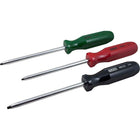Gray Tools 3 Piece Square Recess Screwdriver Set, No.1, No.2 & No.3-Contains Square Recess Sizes: No. 1, No. 2 & No. 3.