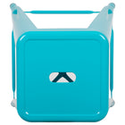 Flash Furniture 24" Bar Stool - Stackable - Teal - 4 Pack (4ET3132024TLR)-Protective Plastic Floor Glides