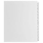 Mark Maker Legal Exhibit Index Tab Set of White Single Tabs, 1/25th Cut, Letter Size, No Holes, Number 126 - 150-White Single Tabs, 1/25th Cut