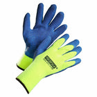 Forcefield Winter Glove - Yellow - Rubber Palm-coated - Small - (014-451-i-07)-Terry cloth insulation for cold environments