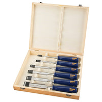 Irwin Marples Blue Chip Woodworking Chisels-SETS - 6-Pc Boxed Set