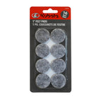 Kubota 16-Piece 1" Felt Pads, 6 Pack-Protects furniture and floor from scratching