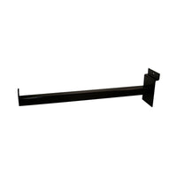 Can-Bramar Straight Arm For Slatwall, 12", Black, 10 Pack-Straight arm for slatwall