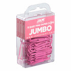 JAM PAPER - Trombone Geant Colore 2", Rose, 3 Paquets de 75-Taille : 2 pouces (grand/jumbo)