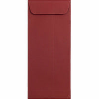 JAM Paper #10 Policy Business Envelopes - 4.125" x 9.5" - Dark Red - 50 Pack-Colour: Dark Red 