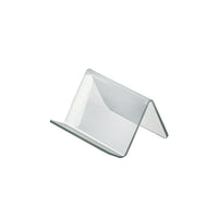Azar Displays 2.5" x 3.75" x 3.5" Acrylic Easel Display, 10 Pack (515410)-Use to display various items such as phones, tablets, books and more