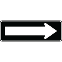 Traffic Signs, Pictogram-Legend - One Way Arrow