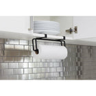 Umbra Squire Multi-Use Paper Towel Holder - Black-Dimensions: 12.65" W x 6.6" H x 4.75" D