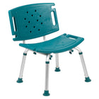 Flash Furniture Chaise De Bain Et Douche Réglable série HERCULES-dossier Extra Large-Teal(DCHY3501LTL)-Éligible FSA