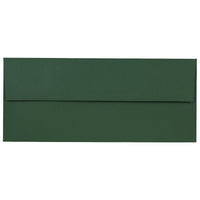JAM Paper #10 Business Envelopes, 4.125" x 9.5", Dark Green, 500 Pack (21514959h)-#10 business envelopes