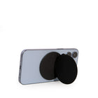 MOFT Snap O Magnetic MagSafe Compatible Phone Grip & Stand for iPhone - Black-Premium vegan black leather with PC base