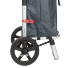 Playmarket Go Two Compact Utility Cart - Cherry/Black Folds Removable / Replaceable Bag-Automatic folding safety lock