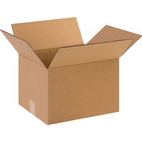 Staples Corrugated Shipping Box - 12" L x 10" W x 8" H - Kraft - 25 Pack-Brown/Kraft