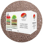 Sandtastik Floral Coloured Sand, 10 lb (4.5 kg) Box, Dark Silver-Coarse grain with natural sparkle throughout