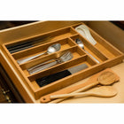 Heim Concept Organic Bamboo 6-Slot Utensils Organizer-This tray is custom designed and built to fit most standard drawers