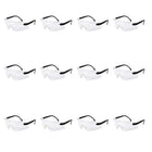 CTG Brands Safety Glasses, 6", Clear, 12 Pack-Packaging: includes 12 pieces