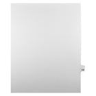 Mark Maker Legal Tabs - Letter Size - White - 1/25th cut - 25 tabs per package - 5 packages Pack - Number 119-White Single Tabs