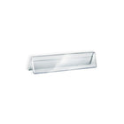 Azar Displays 2" x 8.5" Double Sided Acrylic Nameplates, Clear, 10 Pack (192802)-Two-sided nameplate is ideal for displaying names on countertops or desks