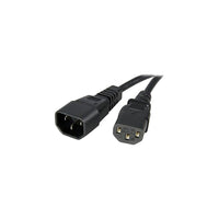StarTech PXT1002 2' Power Cord-IEC 60320 C14 Power and IEC 60320 C13 Power ports for efficient connection