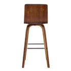 Armen Living Vienna 26" Counter-Height Bar Stool - Grey-Assembly Required