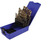Gray Tools 25 Piece Metric Colbalt, High-Speed Steel Drill Bit Set, 1mm-13mm-Contains sizes: 1 - 13mm