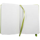 JAM Paper Hardcover Lined Notebook with Elastic Closure, Large, 5.88 x 8.5 Journal, Green Apple, 2/Pack (340528859g)-Sold Individually