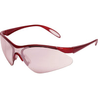 JS410 Jazz Safety Eyewear, Burgandy, SAO616, 12 Pack-Lens Tint - I/O Mirror