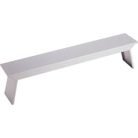 Kleton Locker Room Benches, Steel, 72" L x 12" W x 17" H-Material: Steel