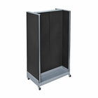 Azar Displays H-Shaped Pegboard Display, 66" x 36", Black (700432-BLK)-Made from pegboard